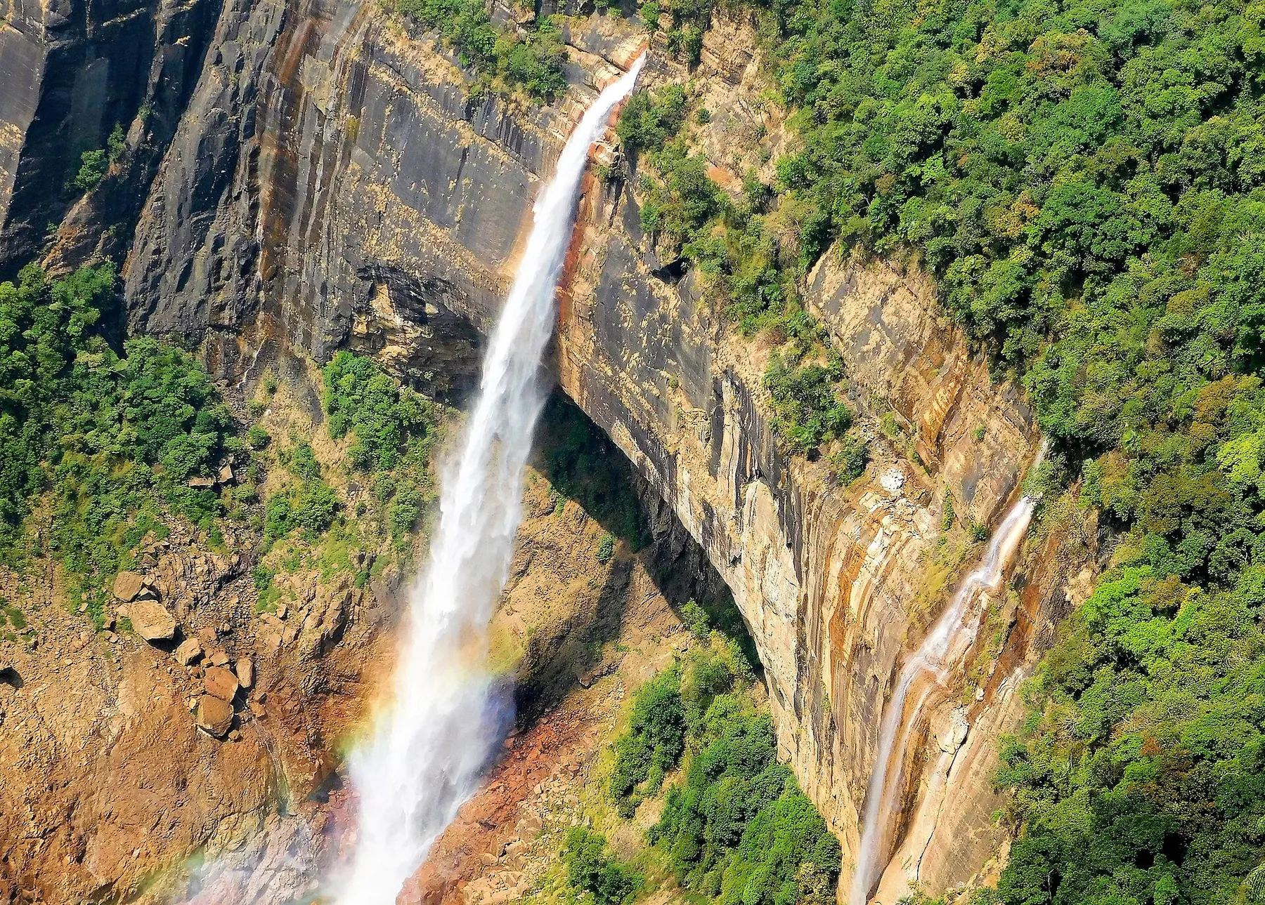 Nohkalikai Falls, Cherrapunji